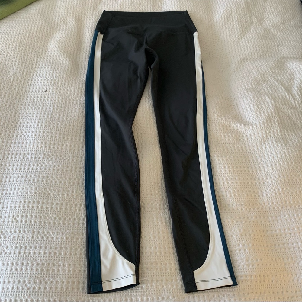 Splits59 High Waisted Navy Stripe Legging